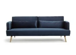 Habitat Andy 3 Seater Velvet Clic Clac Sofa Bed - Blue -Home Products Store 9160659 R Z004A