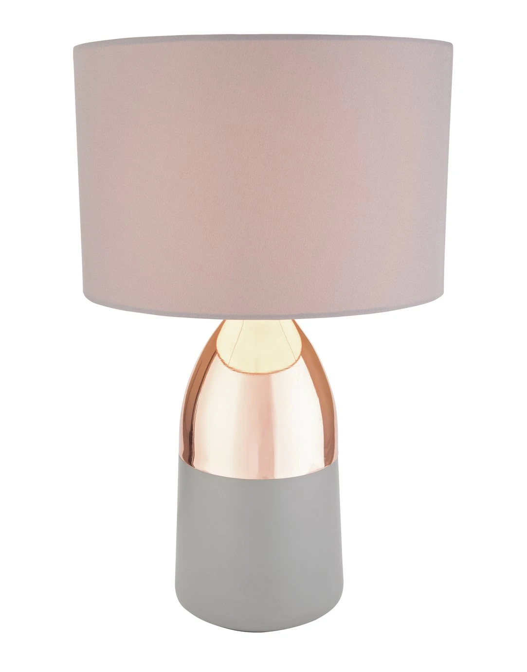 Habitat Pluto Touch Table Lamp - Copper & Grey 3 Habitat Pluto Touch Table Lamp - Copper & Grey - Image 3