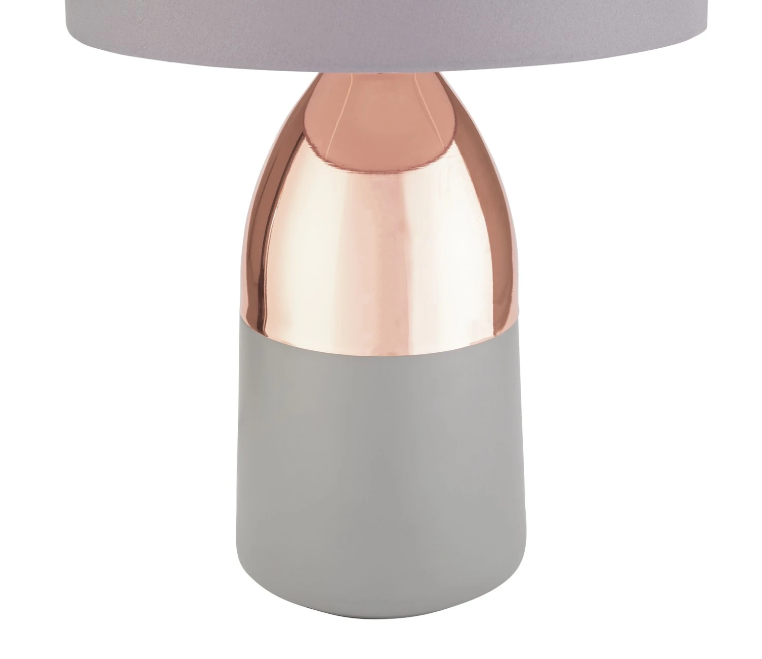 Habitat Pluto Touch Table Lamp - Copper & Grey 4 Habitat Pluto Touch Table Lamp - Copper & Grey - Image 4