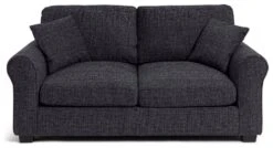 Habitat Lisbon Small Double Fabric Sofa Bed - Charcoal