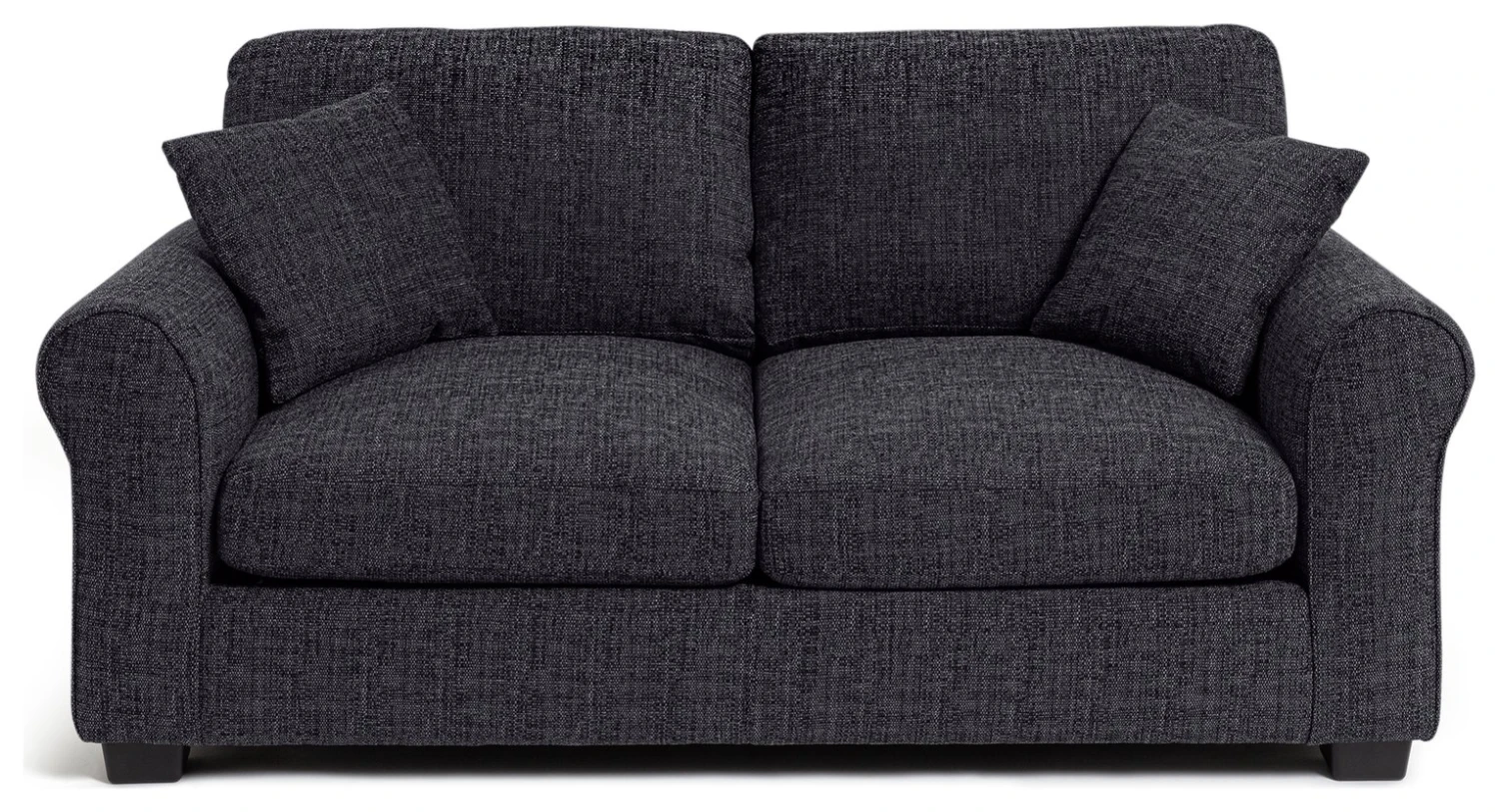 Habitat Lisbon Small Double Fabric Sofa Bed - Charcoal 1 Habitat Lisbon Small Double Fabric Sofa Bed - Charcoal