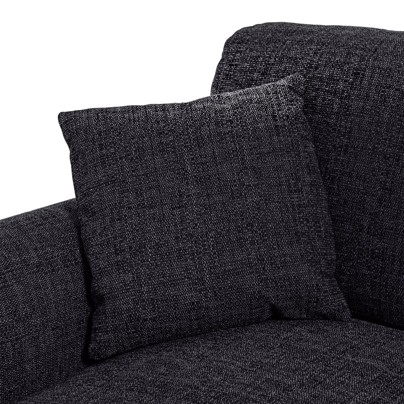 Habitat Lisbon Small Double Fabric Sofa Bed - Charcoal 10 Habitat Lisbon Small Double Fabric Sofa Bed - Charcoal - Image 10
