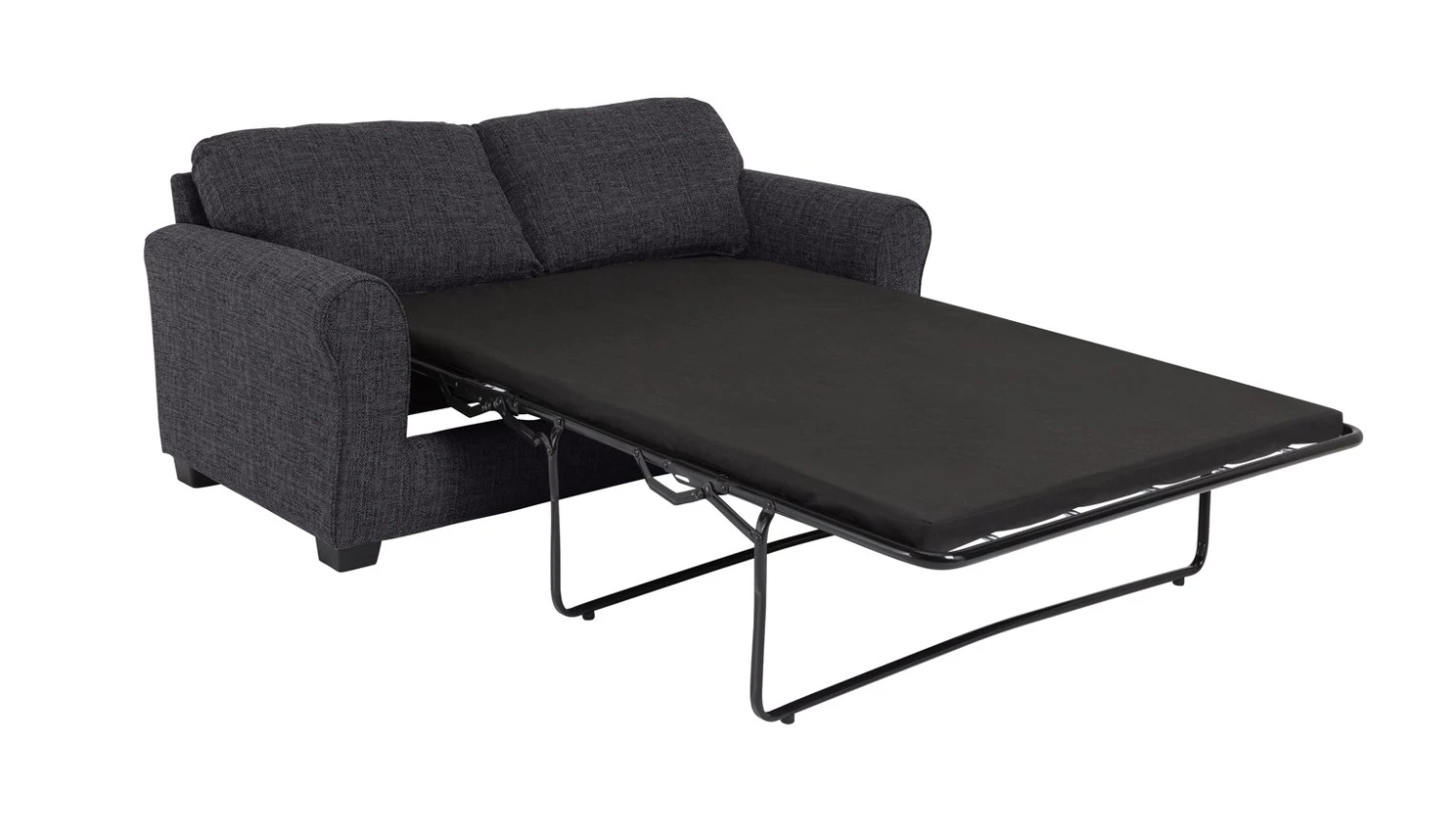 Habitat Lisbon Small Double Fabric Sofa Bed - Charcoal 13 Habitat Lisbon Small Double Fabric Sofa Bed - Charcoal - Image 13