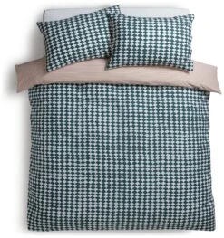 Habitat Cotton Scallop Teal Reversible Bedding Set-Superking -Home Products Store 9207938 R Z002A