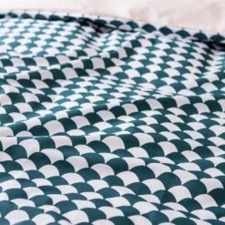 Habitat Cotton Scallop Teal Reversible Bedding Set-Superking -Home Products Store 9207938 R Z006A