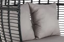 Habitat Kora 2 Seater Egg Bench - Black 10 Habitat Kora 2 Seater Egg Bench - Black -Home Products Store 9210822 R Z003A