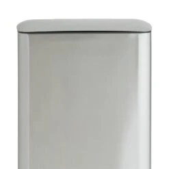 Habitat 30 Litre Modern Rectangular Bin - Silver -Home Products Store 9212693 R Z004A
