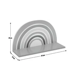 Habitat MDF Rainbow Wall Shelf - Multicoloured -Home Products Store 9310272 R Z001E