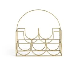 Habitat Japonica 5 Bottle Stainless Steel Wine Rack -Home Products Store 9311013 R Z002A