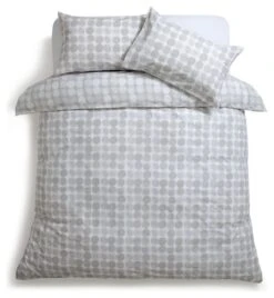 Habitat Spot Print Grey Bedding Set - Single -Home Products Store 9311350 R Z002A