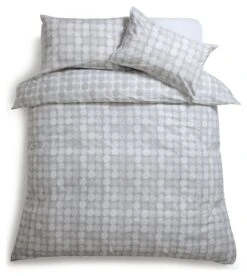 Habitat Spot Print Grey Bedding Set - Single -Home Products Store 9311350 R Z004A