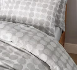 Habitat Spot Print Grey Bedding Set - Single -Home Products Store 9311350 R Z005A