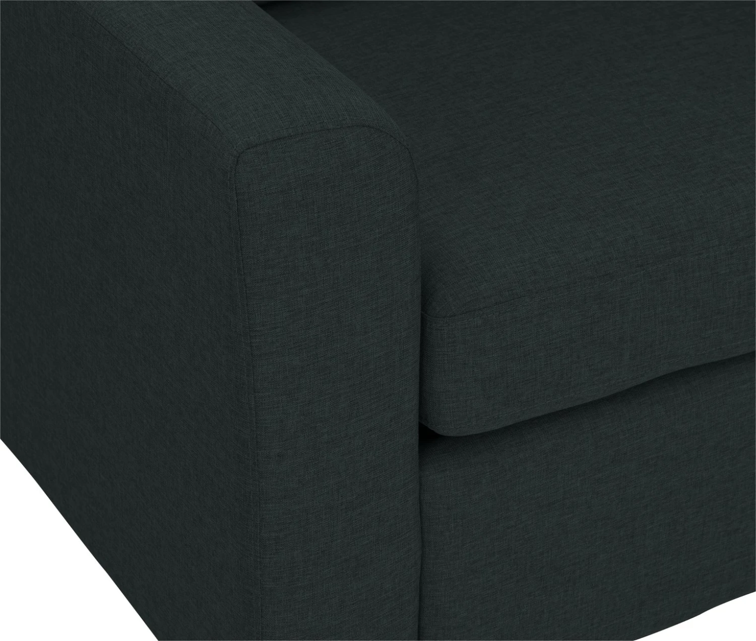 Habitat Apartment 2 Seater Fabric Sofa Bed - Charcoal 4 Habitat Apartment 2 Seater Fabric Sofa Bed - Charcoal - Image 4