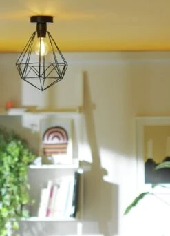 Habitat Kanso Flush To Ceiling Light - Matt Black -Home Products Store 9340187 R Z002C