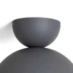 Habitat Metal Diablo Flush To Ceiling Light - Grey -Home Products Store 9348213 R Z003A