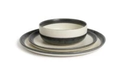 Habitat Stripe 12 Piece Stoneware Dinner Set - Multicoloured -Home Products Store 9360992 R Z002A