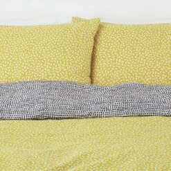 Habitat Betsy Yellow & White Reversible Bedding Set - Single 11 Habitat Betsy Yellow & White Reversible Bedding Set - Single -Home Products Store 9378623 R Z005A