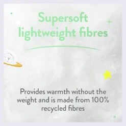 Slumberdown Anti Bacterial 4 Tog Kids Duvet - Toddler -Home Products Store 9379385 R Z011A