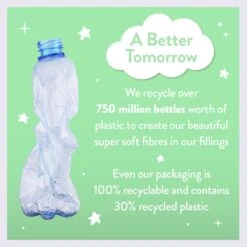 Slumberdown Anti Bacterial 4 Tog Kids Duvet - Toddler -Home Products Store 9379385 R Z014A