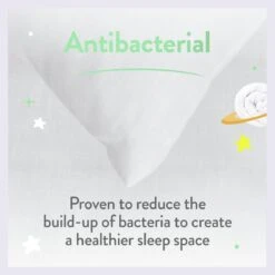 Slumberdown Anti Bacterial Soft Support Pillow - Toddler -Home Products Store 9379426 R Z006A