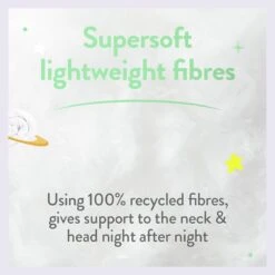 Slumberdown Anti Bacterial Soft Support Pillow - Toddler -Home Products Store 9379426 R Z010A