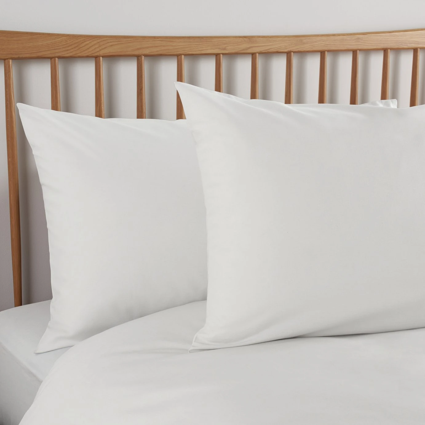 Habitat Cool Tencel Cotton Plain White Bedding Set - Single 5 Habitat Cool Tencel Cotton Plain White Bedding Set - Single - Image 5
