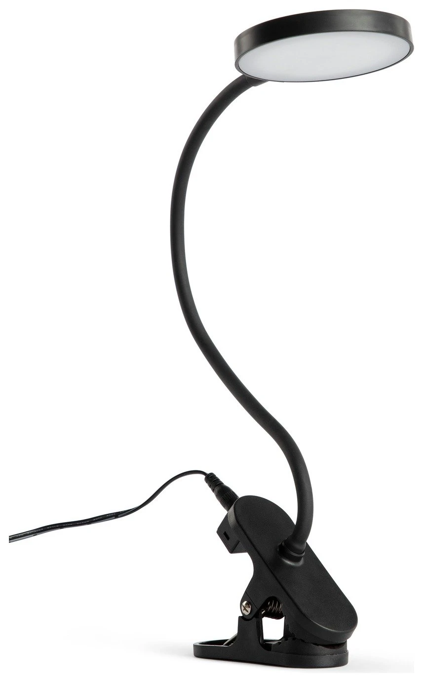 Habitat Mopsa Clip Lamp - Black 3 Habitat Mopsa Clip Lamp - Black - Image 3