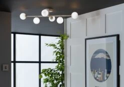 Habitat Alonso 6 Light Flush To Ceiling Light - White 11 Habitat Alonso 6 Light Flush To Ceiling Light - White -Home Products Store 9405981 R Z002C