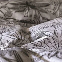 Habitat Cotton Jungle Black & White Bedding Set - Single -Home Products Store 9408579 R Z006A