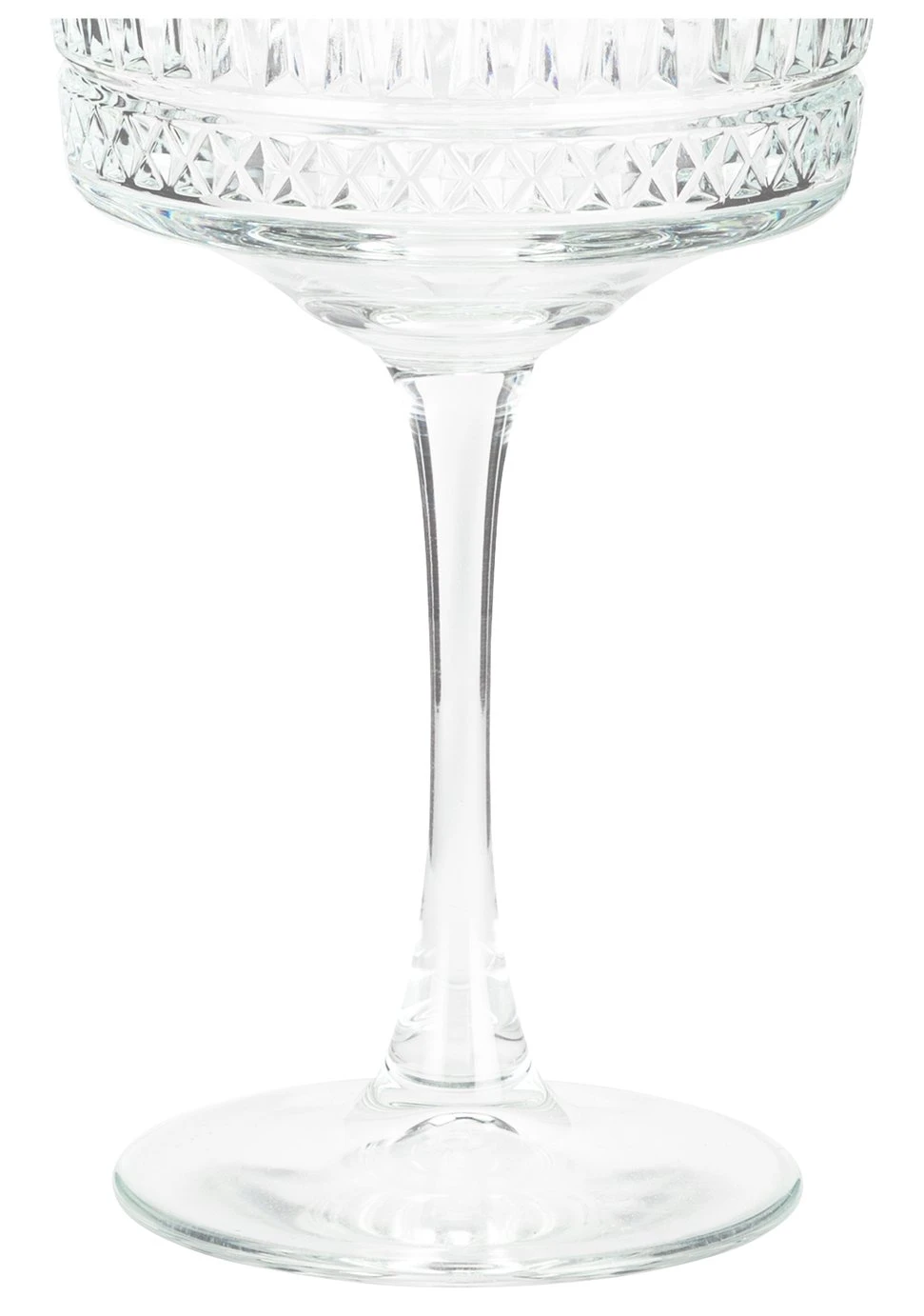 Habitat Pressed Set Of 4 Champagne Coupe Glasses 6 Habitat Pressed Set Of 4 Champagne Coupe Glasses - Image 6