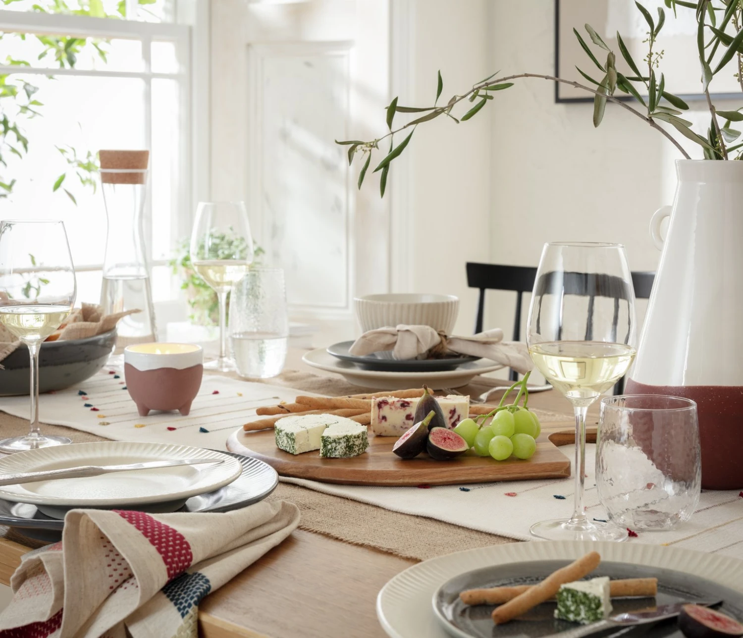 Habitat 12 Piece Stoneware Felicity Dinner Set - Blue 9 Habitat 12 Piece Stoneware Felicity Dinner Set - Blue - Image 9