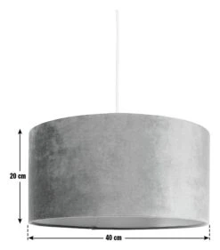 Habitat 40cm Velvet Shade - Navy -Home Products Store 9431508 R E001