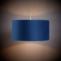 Habitat 40cm Velvet Shade - Navy -Home Products Store 9431508 R Z004C