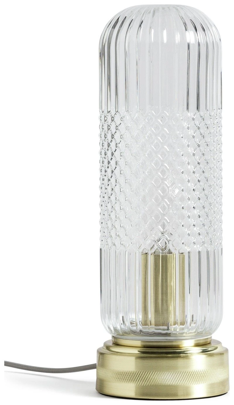 Habitat Perses Cut Glass Pill Touch Table Lamp 2 Habitat Perses Cut Glass Pill Touch Table Lamp - Image 2