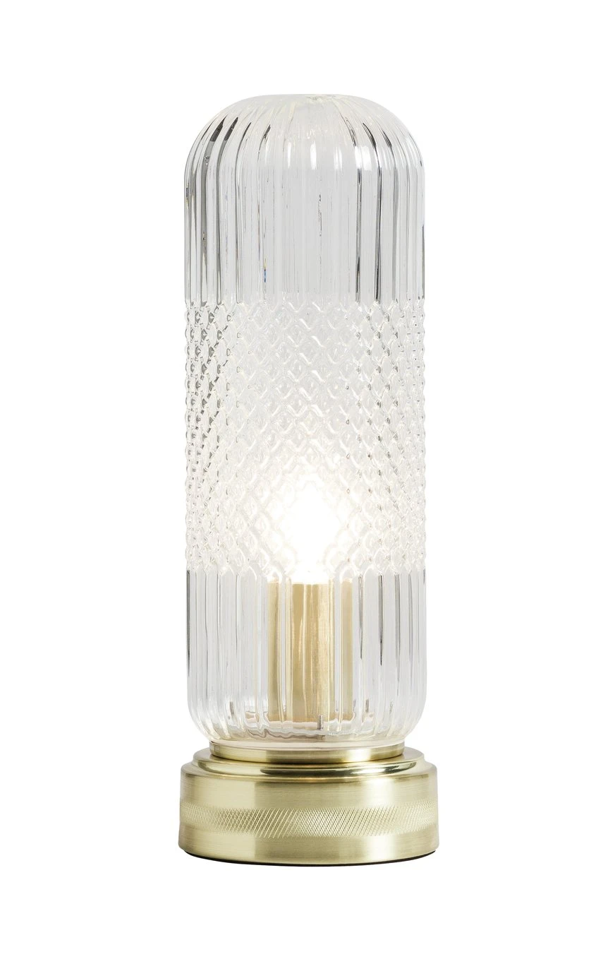 Habitat Perses Cut Glass Pill Touch Table Lamp 5 Habitat Perses Cut Glass Pill Touch Table Lamp - Image 5