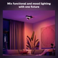 Philips Hue Centris 3 Light Flush To Ceiling Light - Black -Home Products Store 9455072 R Z003A