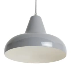 Habitat Aerial Spun Aluminium Pendant Light - Grey -Home Products Store 9455209 R Z002A
