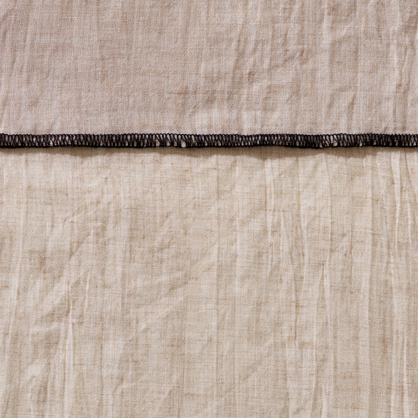 Habitat Double Voile Unlined Sheer Curtain - Natural 2 Habitat Double Voile Unlined Sheer Curtain - Natural - Image 2