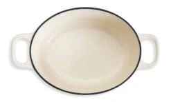 Habitat 4.70 Litre Cast Iron Oval Casserole Dish - Cream -Home Products Store 9499935 R Z002A