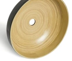 Habitat Abaya Spun Bamboo Pendant Shade - Black -Home Products Store 9501108 R Z003A