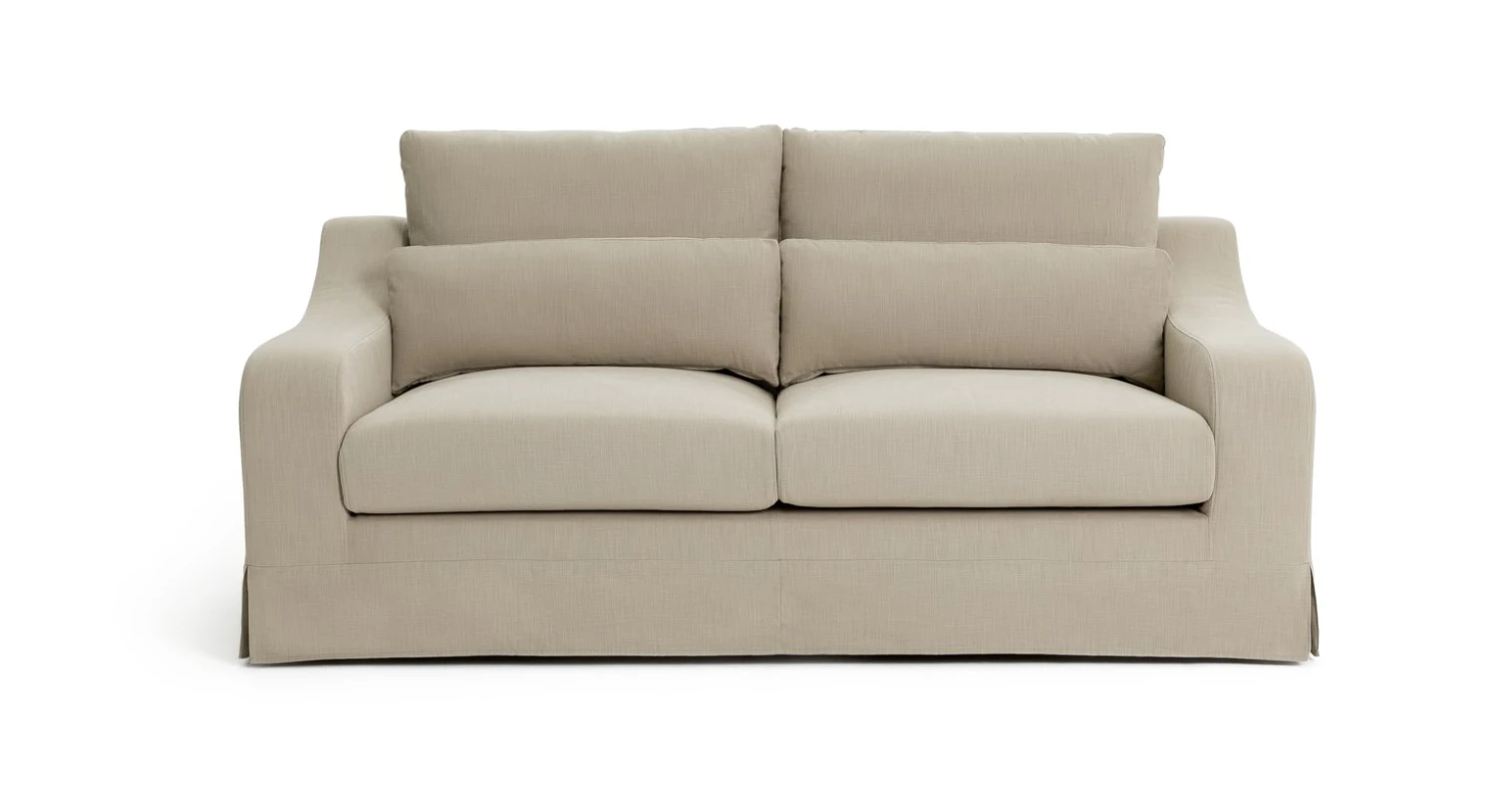 Habitat Odin Fabric 2 Seater Sofa - Natural