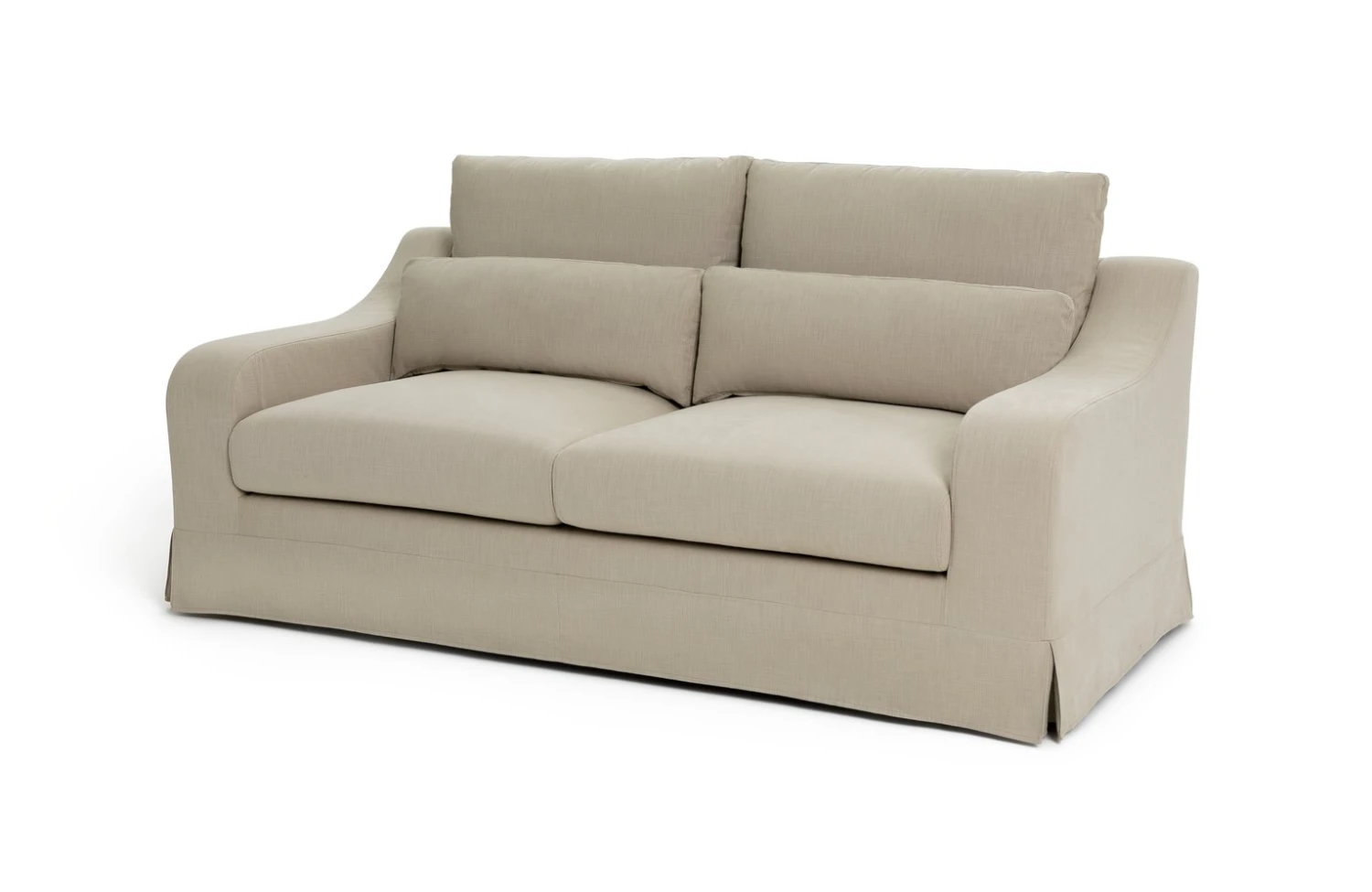 Habitat Odin Fabric 2 Seater Sofa - Natural 5 Habitat Odin Fabric 2 Seater Sofa - Natural - Image 5