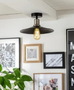 Habitat Pixie Flush To Ceiling Light - Black 14 Habitat Pixie Flush To Ceiling Light - Black -Home Products Store 9505623 R Z002C