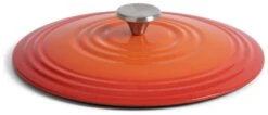Habitat 4 Litre Cast Iron Shallow Casserole Dish - Orange -Home Products Store 9505805 R Z004A