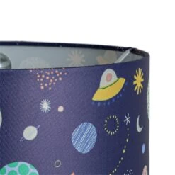 Habitat Kids Space Glow In The Dark 25cm Drum Shade - Blue -Home Products Store 9508431 R Z002A