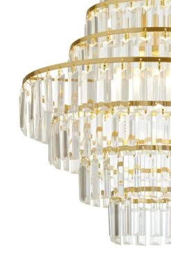 Habitat Presley Glass 8 Tier Chandelier - Brass 9 Habitat Presley Glass 8 Tier Chandelier - Brass -Home Products Store 9514449 R Z002A