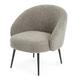Habitat Ash Boucle Accent Chair - Grey -Home Products Store 9515510 R Z002A