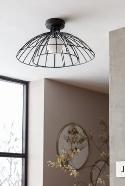 Habitat Kiso 2 Tier Opal Flush To Ceiling Light - Black 9 Habitat Kiso 2 Tier Opal Flush To Ceiling Light - Black -Home Products Store 9516241 R Z002C