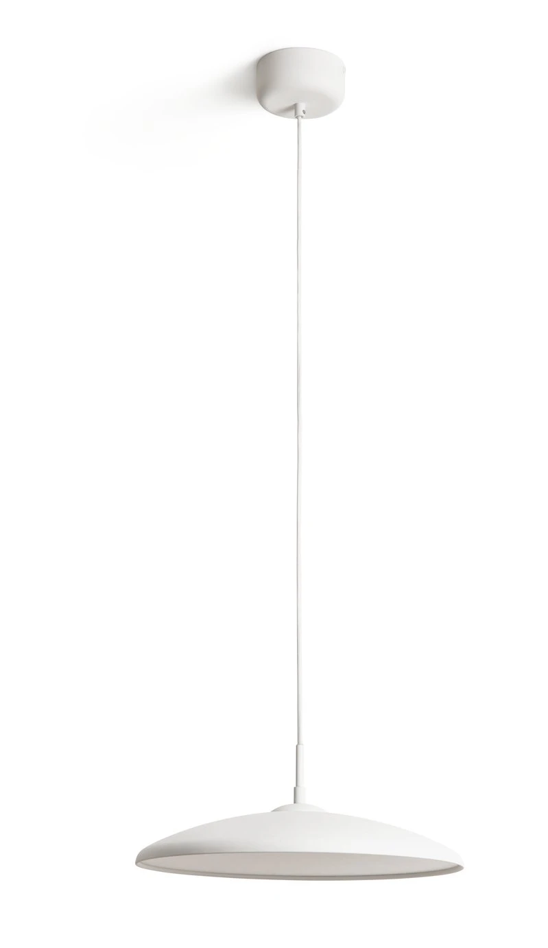 Habitat Pavo Metal LED Pendant Light - White 2 Habitat Pavo Metal LED Pendant Light - White - Image 2