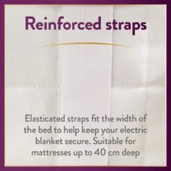 Slumberdown Perfectly Warm Luxury Electric Blanket-Double -Home Products Store 9519767 R Z009A